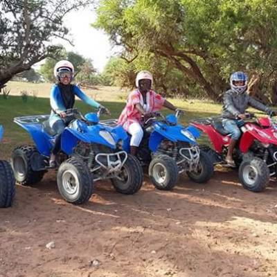 Quad biking