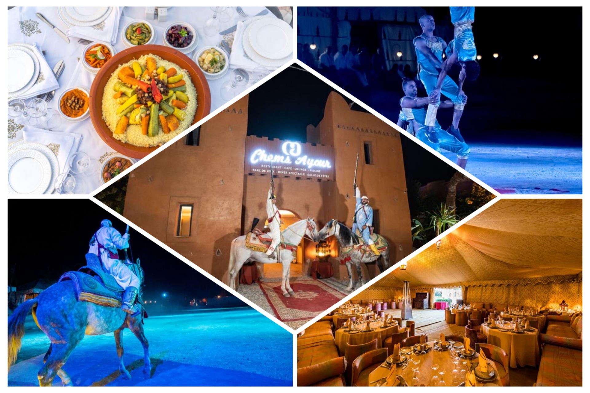 Berber evening fontasia show